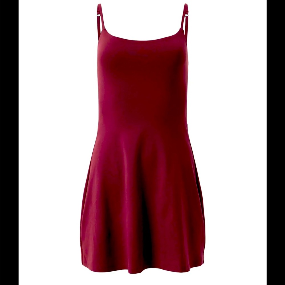 NWT Girlfriend Collective Juliet Dress (Berry) | XXL